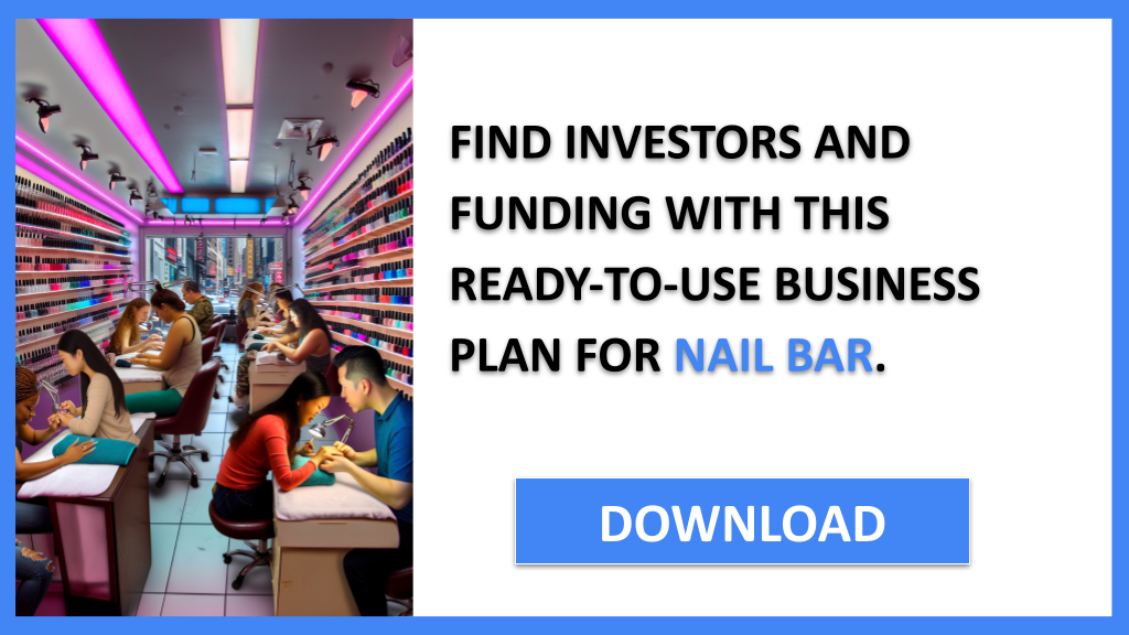 Business Plan Example for Nail Bar - Nail Bar Funding Options- CTA3