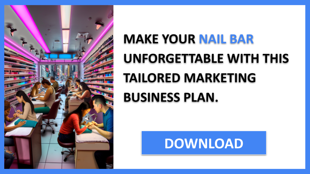 Business Plan Example for Nail Bar - Nail Bar Marketing Plan- CTA3