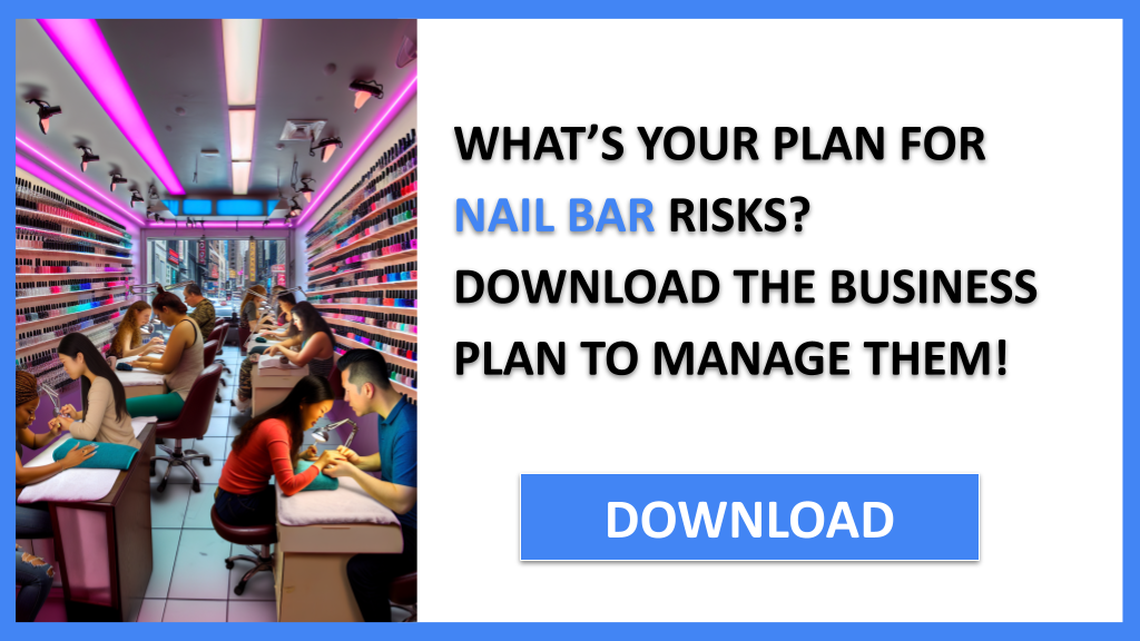 Business Plan Example for Nail Bar - Nail Bar Risk Management- CTA1