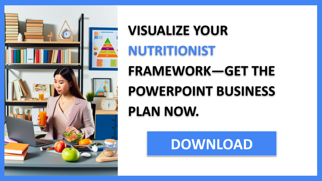 Business Plan Example for Nutritionist - Nutritionist Business Model Canvas- CTA3
