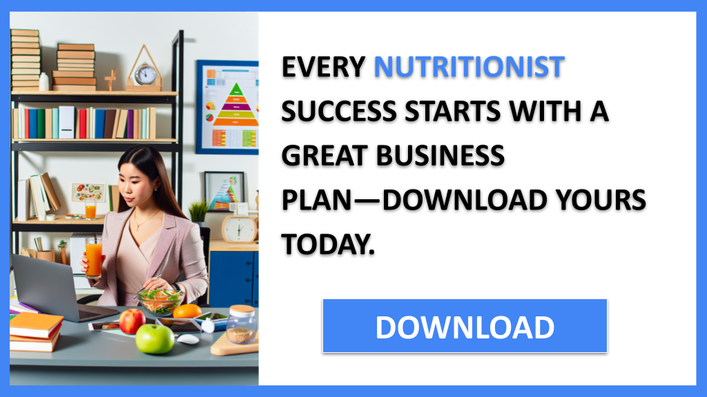 Business Plan Example for Nutritionist - Nutritionist Business Plan- CTA1