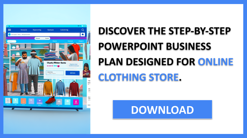 Business Plan Example for Online Clothing Store - Online Clothing Store Business Plan- CTA2