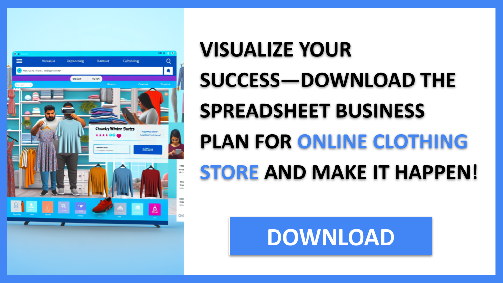 Business Plan Example for Online Clothing Store - Online Clothing Store Business Plan- CTA3