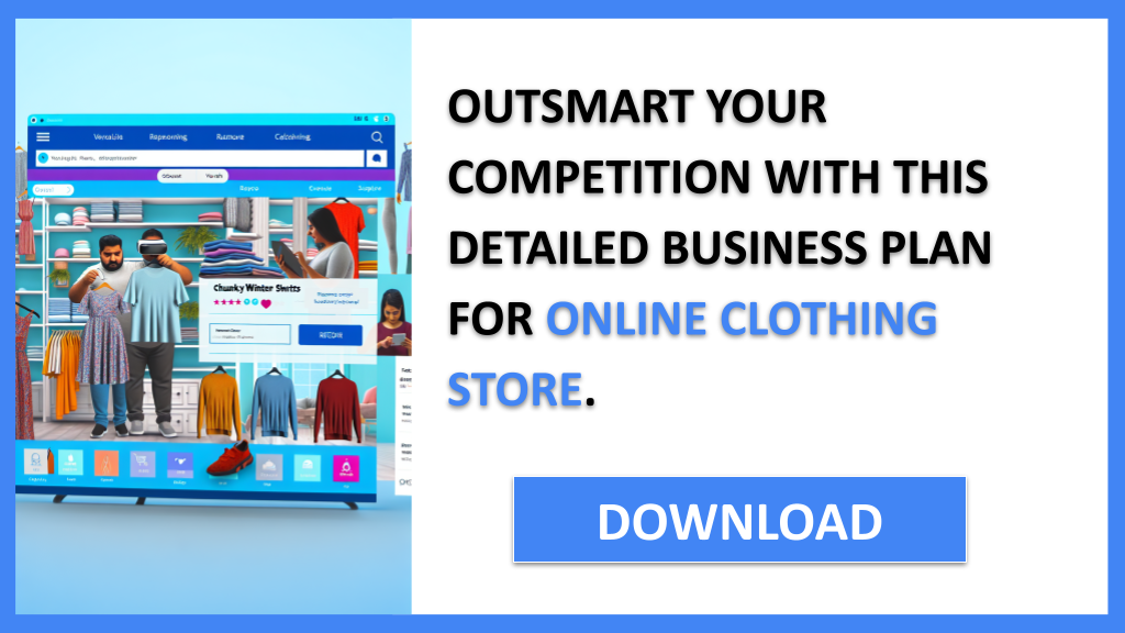Business Plan Example for Online Clothing Store - Online Clothing Store Competition Study- CTA3