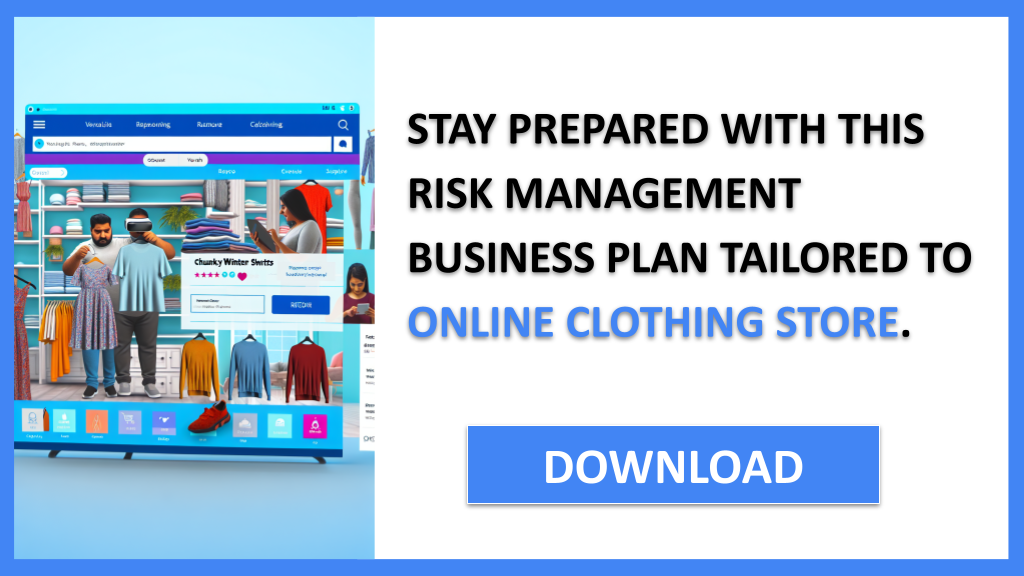 Business Plan Example for Online Clothing Store - Online Clothing Store Risk Management- CTA3