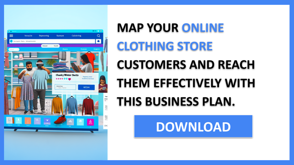 Business Plan Example for Online Clothing Store - Online Clothing Store Customer Segments- CTA3