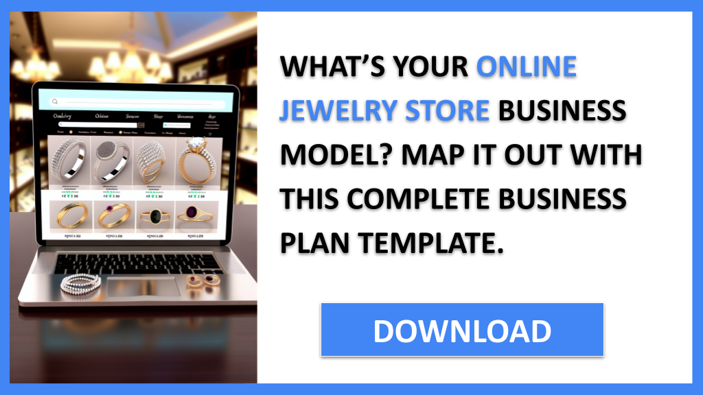 Business Plan Example for Online Jewelry Store - Online Jewelry Store Business Model Canvas- CTA1