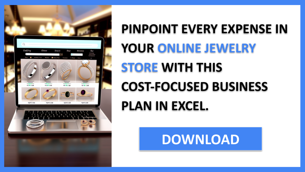 Business Plan Example for Online Jewelry Store - Online Jewelry Store Costs- CTA2