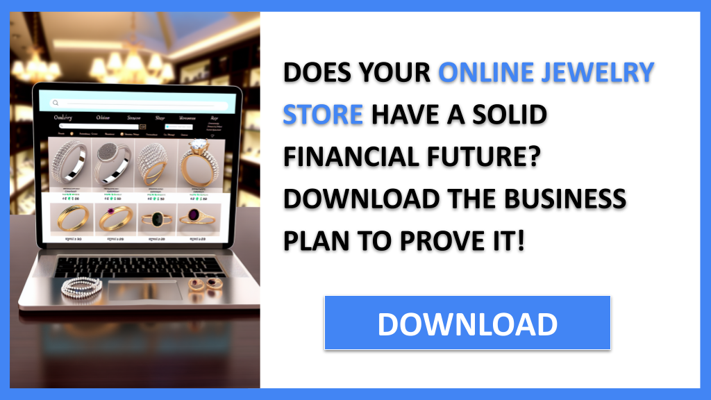 Business Plan Example for Online Jewelry Store - Online Jewelry Store Financial Plan- CTA1