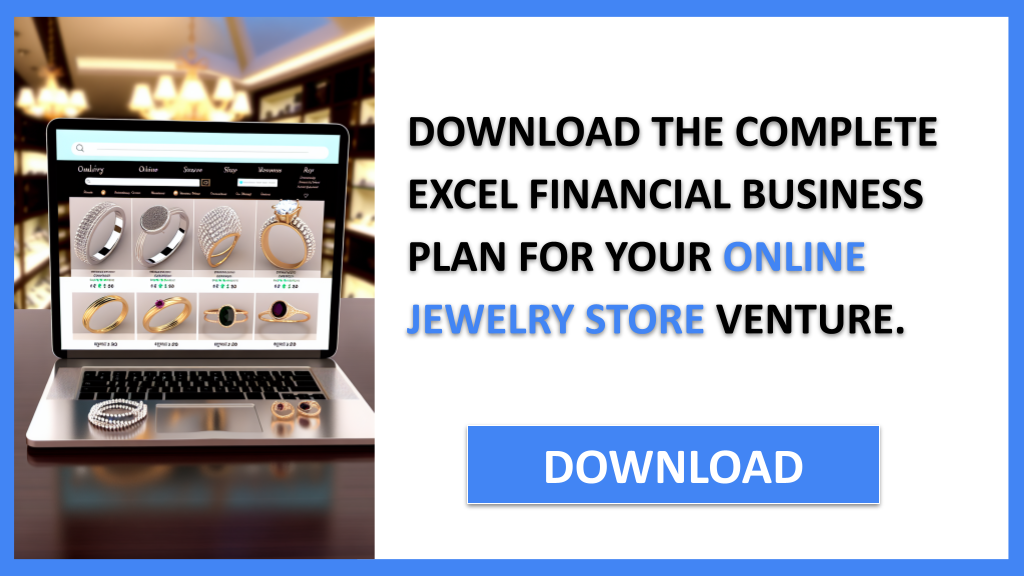 Business Plan Example for Online Jewelry Store - Online Jewelry Store Financial Plan- CTA2