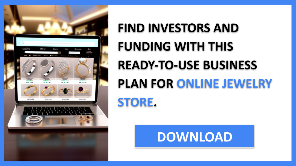 Business Plan Example for Online Jewelry Store - Online Jewelry Store Funding Options- CTA3