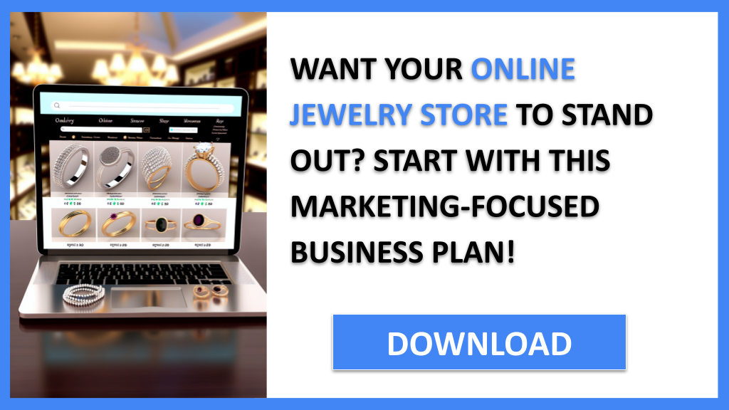 Business Plan Example for Online Jewelry Store - Online Jewelry Store Marketing Plan- CTA1
