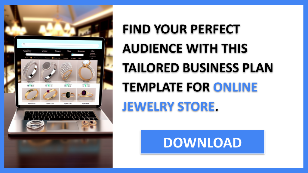 Business Plan Example for Online Jewelry Store - Online Jewelry Store Customer Segments- CTA2