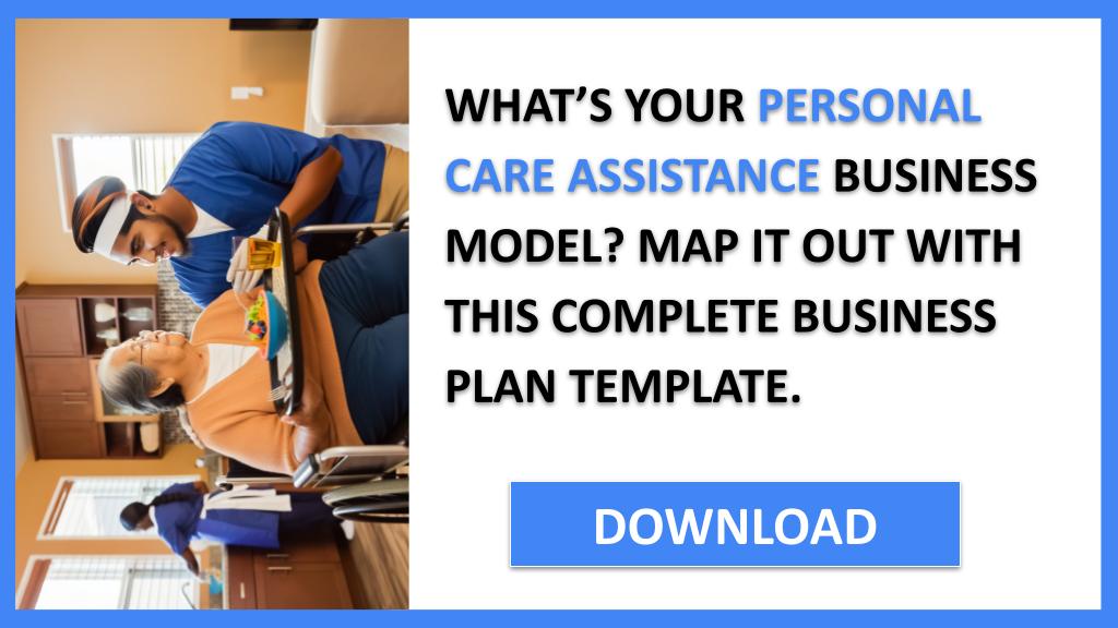 Business Plan Example for Personal Care Assistance - Personal Care Assistance Business Model Canvas- CTA1