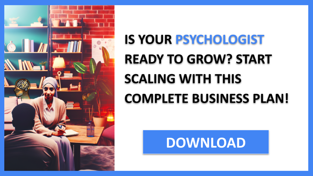 Business Plan Example for Psychologist - Psychologist Growth Strategy- CTA1