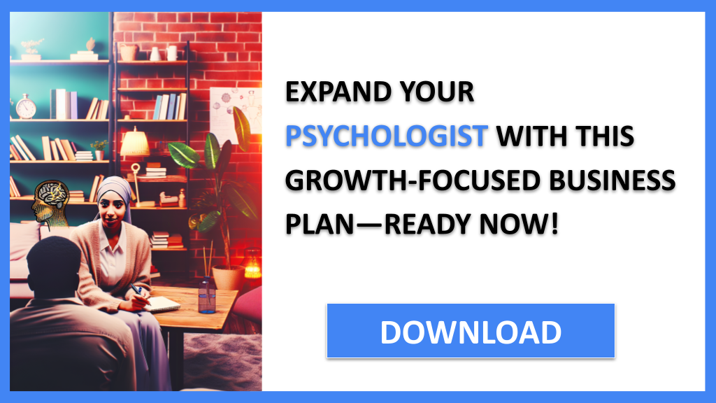 Business Plan Example for Psychologist - Psychologist Growth Strategy- CTA3