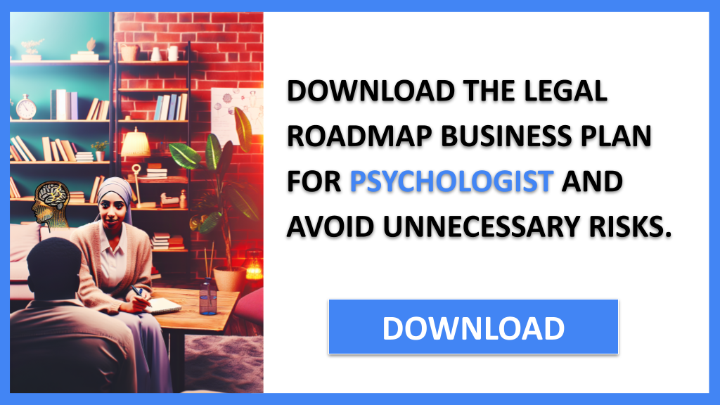 Business Plan Example for Psychologist - Psychologist Legal Considerations- CTA2