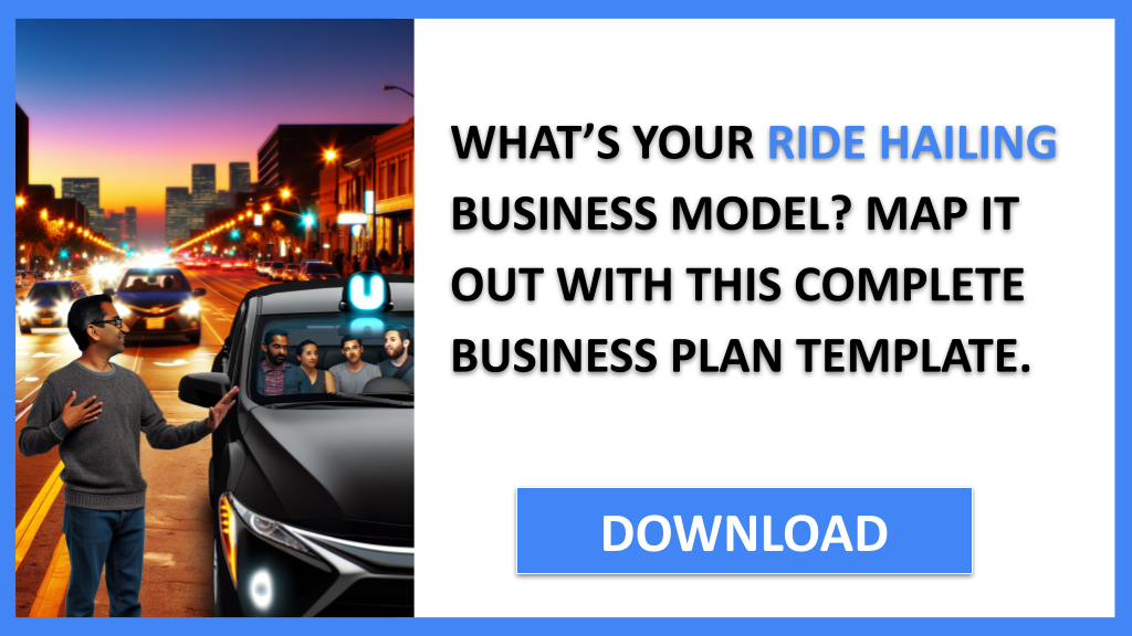 Business Plan Example for Ride Hailing - Ride Hailing Business Model Canvas- CTA1