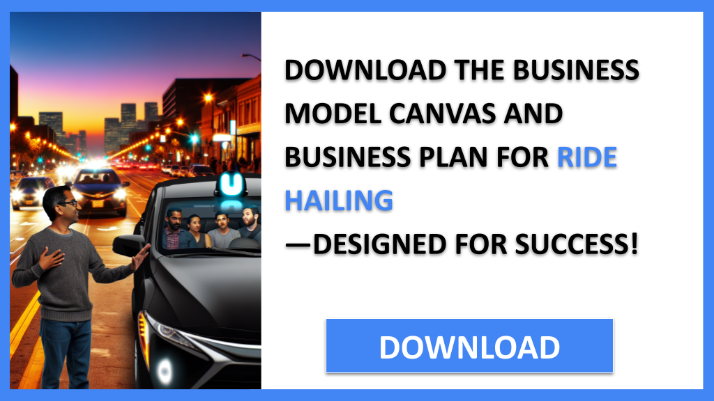 Business Plan Example for Ride Hailing - Ride Hailing Business Model Canvas- CTA2
