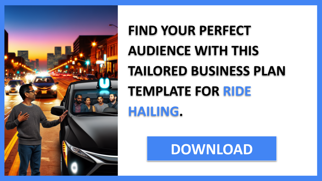 Business Plan Example for Ride Hailing - Ride Hailing Customer Segments- CTA2