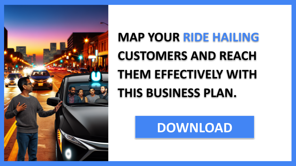 Business Plan Example for Ride Hailing - Ride Hailing Customer Segments- CTA3