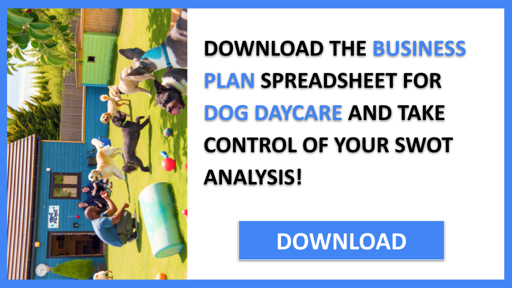 Business Plan Example for Dog Daycare - Dog Daycare SWOT Analysis- CTA3