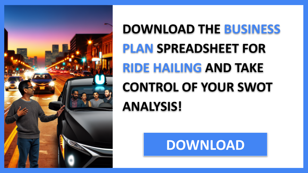 Business Plan Example for Ride Hailing - Ride Hailing SWOT Analysis- CTA3