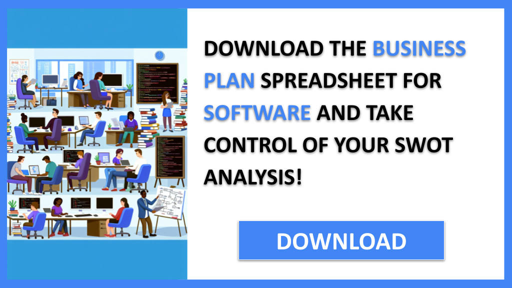 Business Plan Example for Software - Software SWOT Analysis- CTA3
