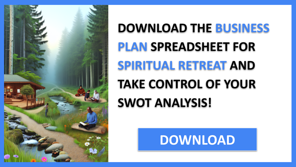 Business Plan Example for Spiritual Retreat - Spiritual Retreat SWOT Analysis- CTA3