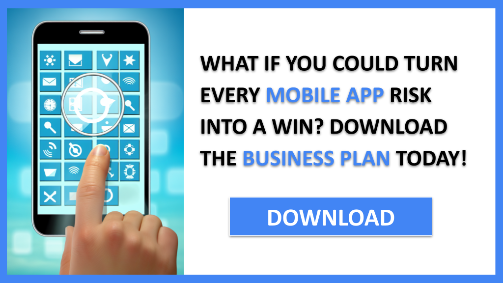 Business Plan Example for Mobile App - Mobile App SWOT Analysis- CTA1