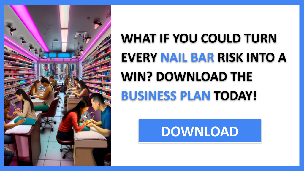 Business Plan Example for Nail Bar - Nail Bar SWOT Analysis- CTA1