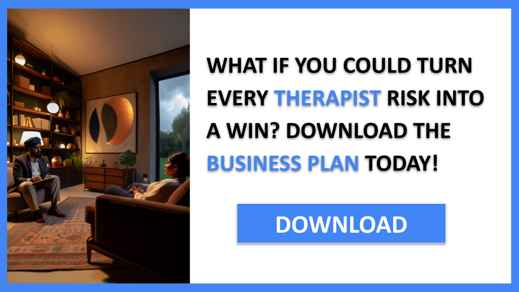 Business Plan Example for Therapist - Therapist SWOT Analysis- CTA1