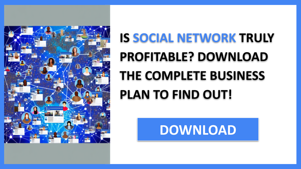 Business Plan Example for Social Network - Social Network Profitability- CTA1