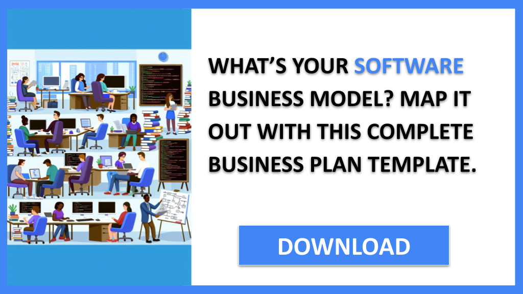 Business Plan Example for Software - Software Business Model Canvas- CTA1