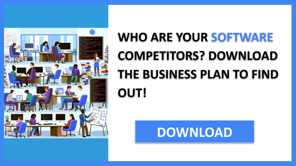 Business Plan Example for Software - Software Competition Study- CTA1
