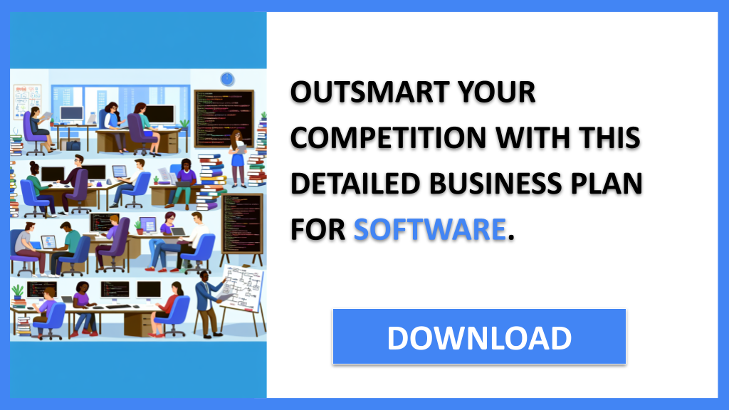 Business Plan Example for Software - Software Competition Study- CTA3