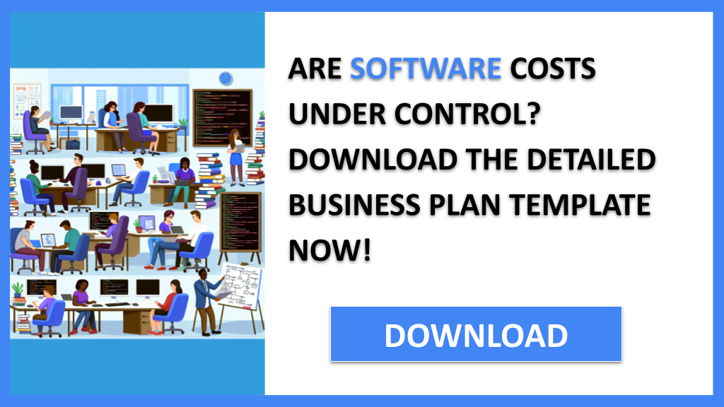 Business Plan Example for Software - Software Costs- CTA1