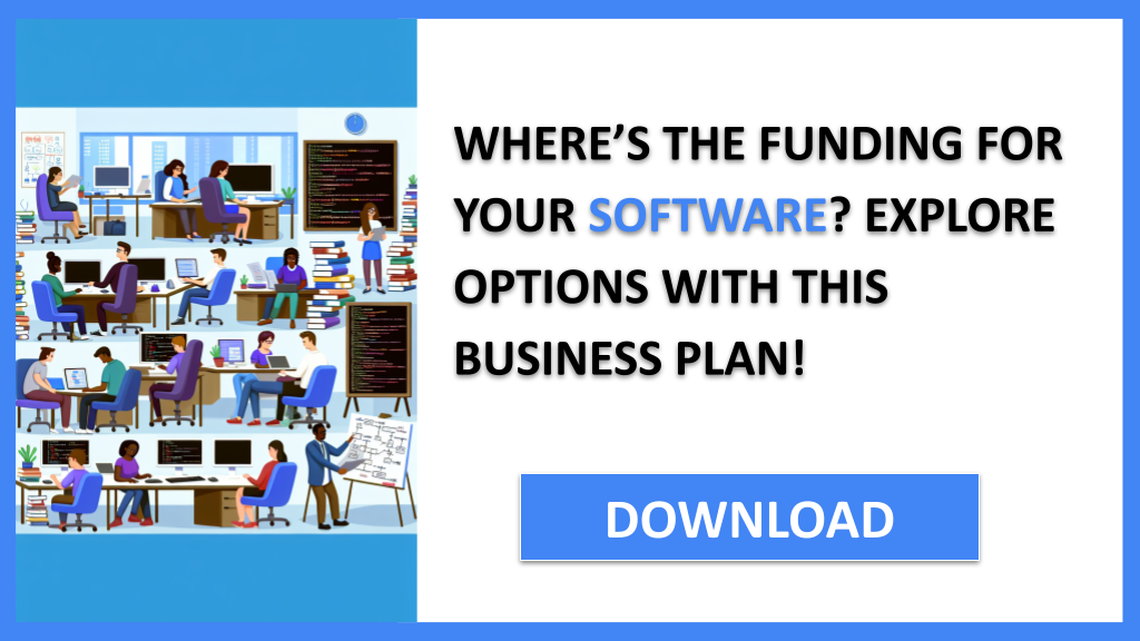 Business Plan Example for Software - Software Funding Options- CTA1
