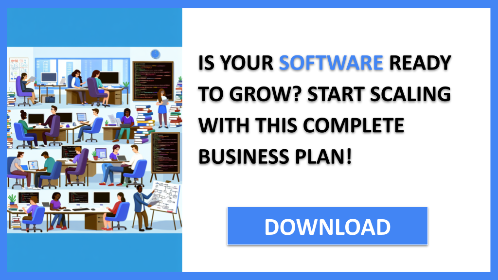 Business Plan Example for Software - Software Growth Strategy- CTA1