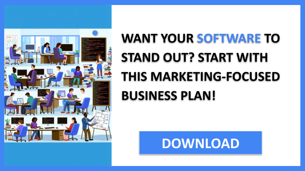 Business Plan Example for Software - Software Marketing Plan- CTA1