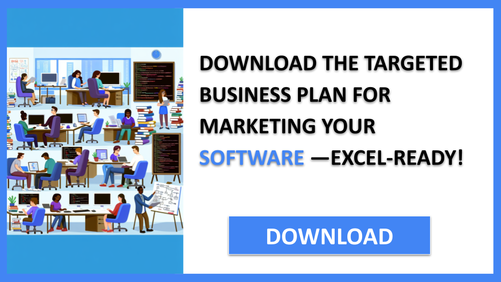 Business Plan Example for Software - Software Marketing Plan- CTA2