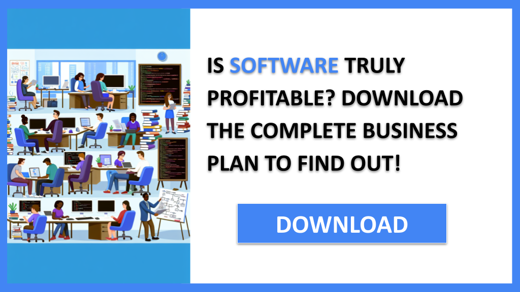 Business Plan Example for Software - Software Profitability- CTA1