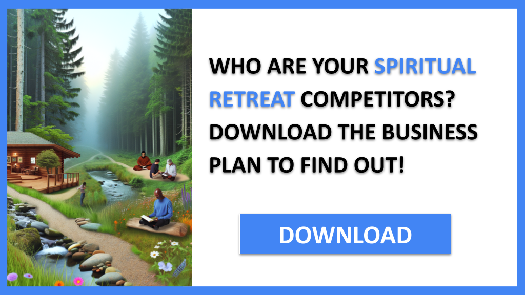 Business Plan Example for Spiritual Retreat - Spiritual Retreat Competition Study- CTA1