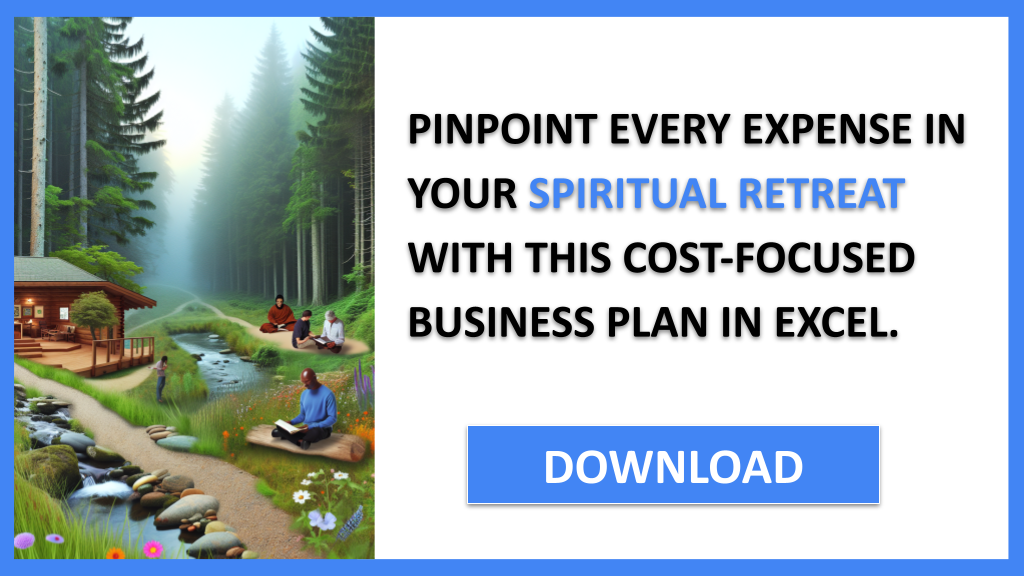 Business Plan Example for Spiritual Retreat - Spiritual Retreat Costs- CTA2