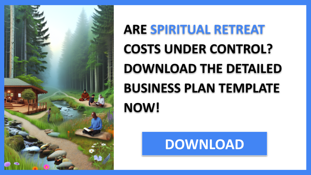 Business Plan Example for Spiritual Retreat - Spiritual Retreat Costs- CTA1