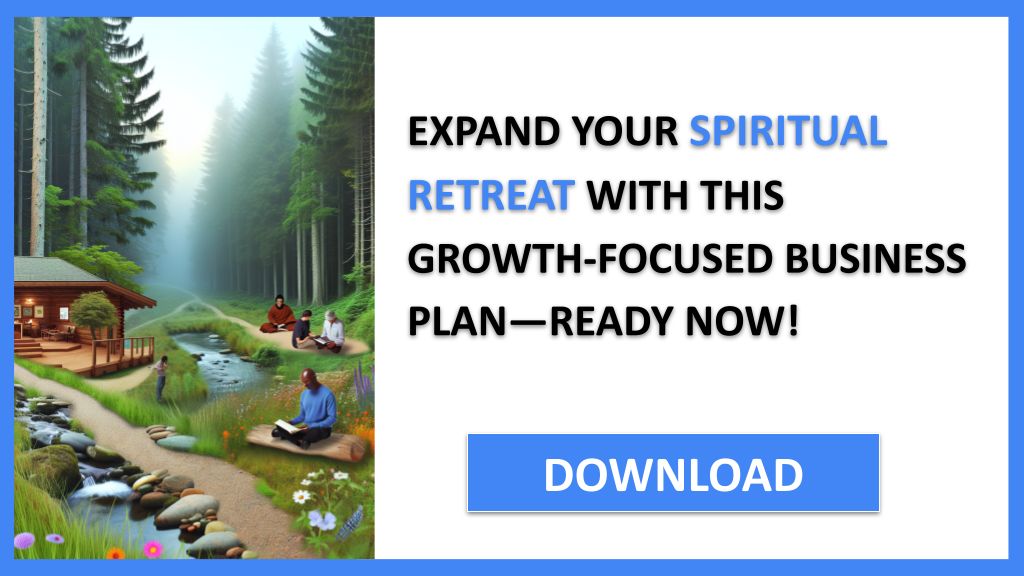 Business Plan Example for Spiritual Retreat - Spiritual Retreat Growth Strategy- CTA3