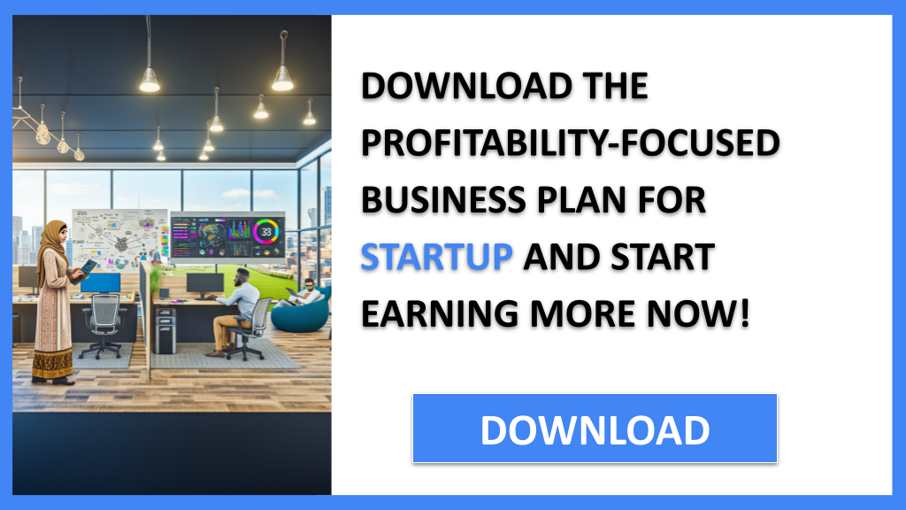 Business Plan Example for Startup - Startup Profitability- CTA3