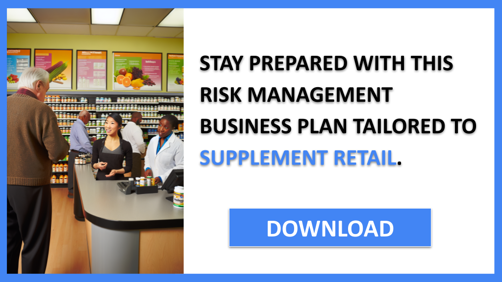 Business Plan Example for Supplement Retail - Supplement Retail Risk Management- CTA3
