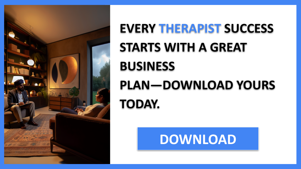 Business Plan Example for Therapist - Therapist Business Plan- CTA1