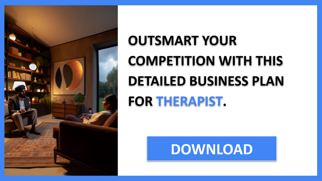 Business Plan Example for Therapist - Therapist Competition Study- CTA3